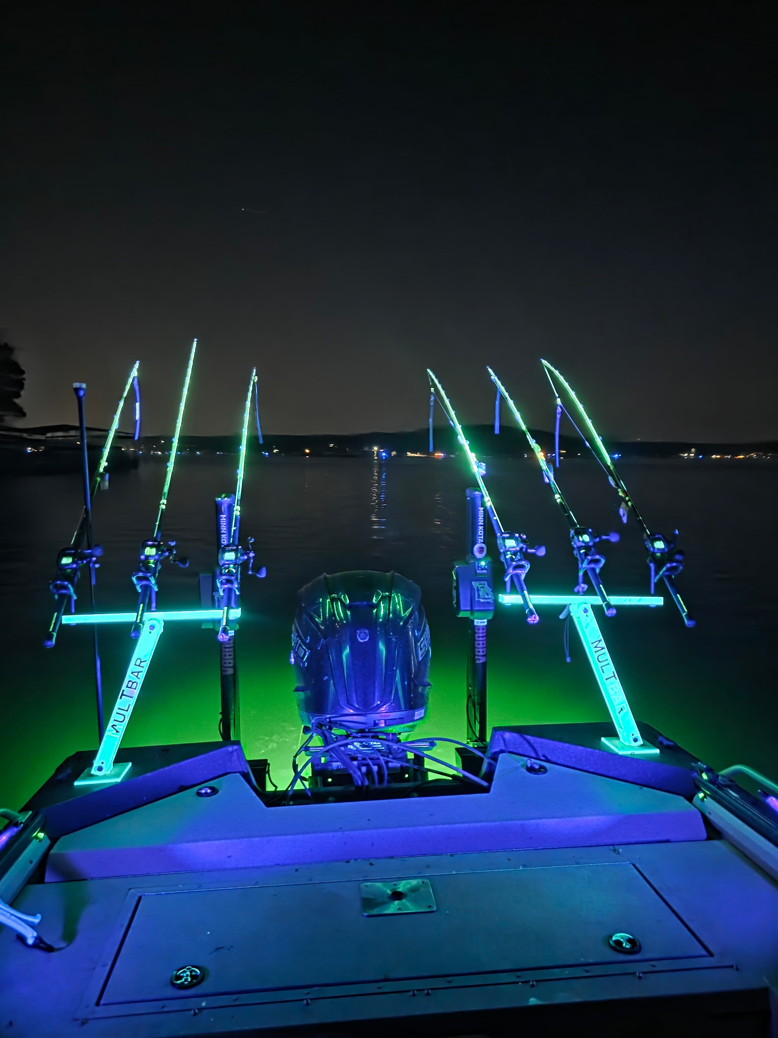 SeaArk ProCat running on the lake