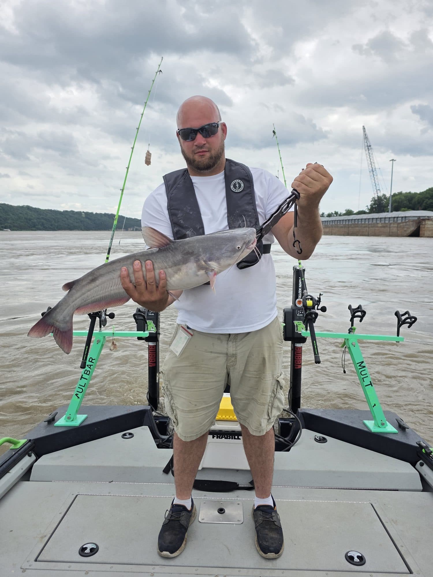 Another solid trophy catfish catch