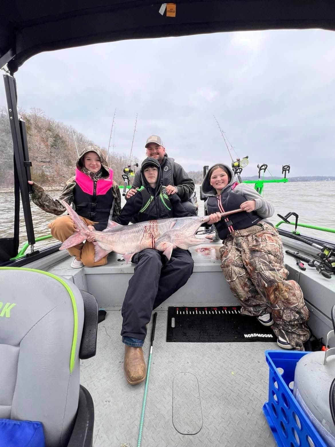 Family day out on the water