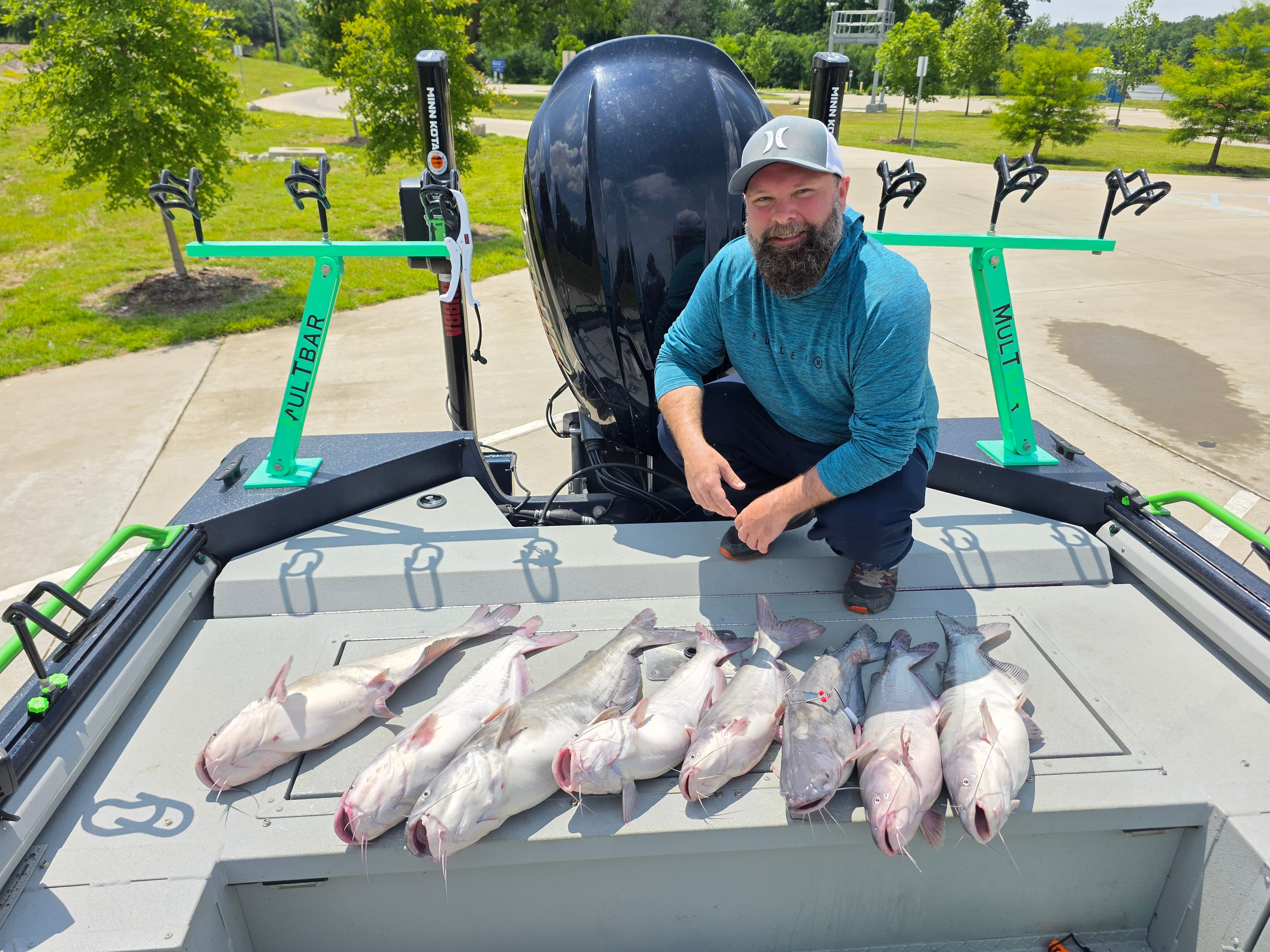 A full catfish limit haul